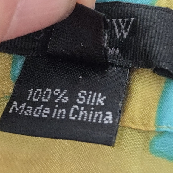 Silk‎ Floral Tourquoise JCrew Top Size 2 - Picture 6 of 7